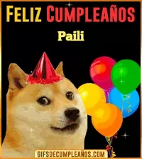 Memes de Cumpleaños Paili